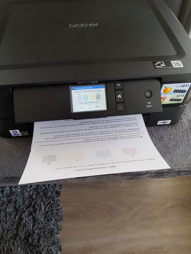 Brother WLAN Drucker DCP-J772DW - Sannes Block